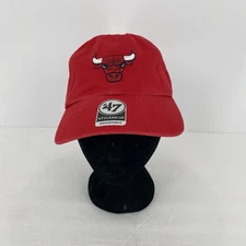 '47 brand Clean Up Dad Hat Chicago Bulls Red Cap Strap Back