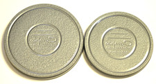 2-Compco 8mm movie reels cans. 1-300ft and 1-200ft.
