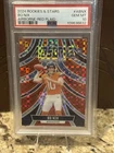 2024 Rookies & Stars Bo Nix Airborne Red Plaid PSA 10 RC