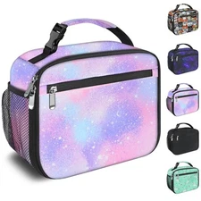 Kids Lunch Box for Boys Girls Lunch Bag Insulated Durable Lunchbox Children L...