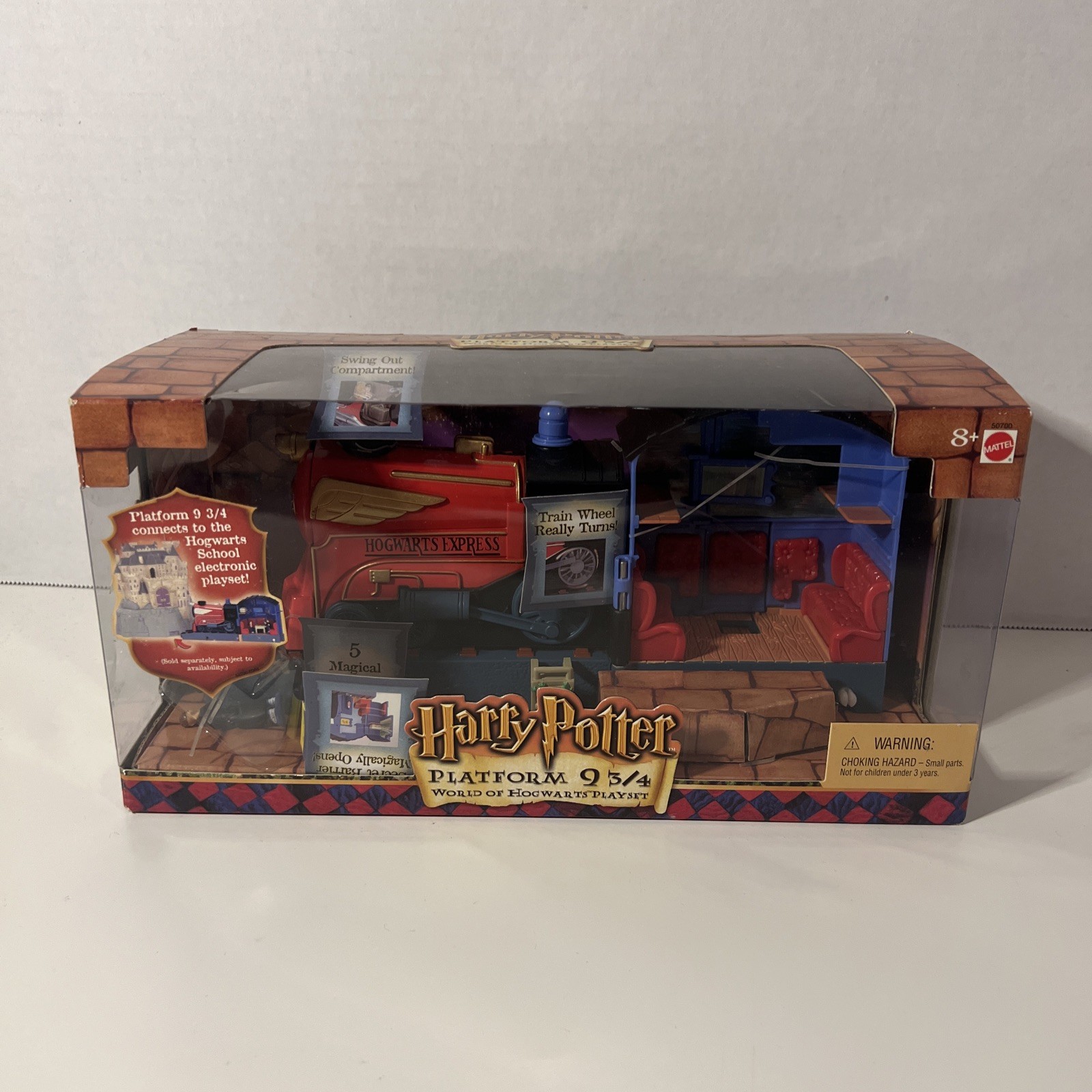 Platform 9 3/4 Harry Potter World Of Hogwarts Micro Playset New NIB 2001 Mattel
