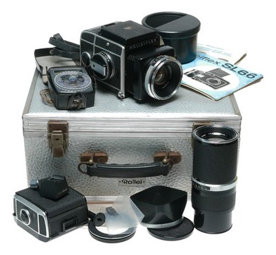 Rolleiflex SL66 Medium Format Camera Kit 2 Zeiss Lenses | eBay
