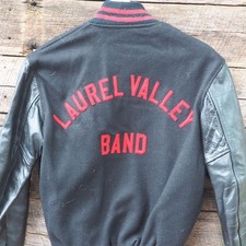 Laurel Valley Band School Jacket Wool Leather