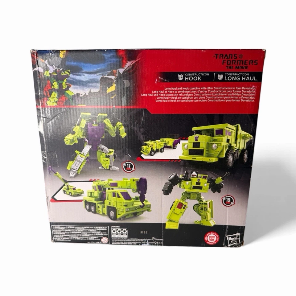 Transformers Studio Series Constructicon Gancho y Larga Distancia 5/251 Nuevo Precintado Foto 2 de 4
