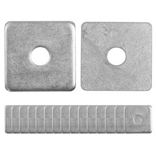50 Pcs Heavy Duty 304 Stainless Steel Square Washers 1/2" ID x 2" OD x 3/16" Thi