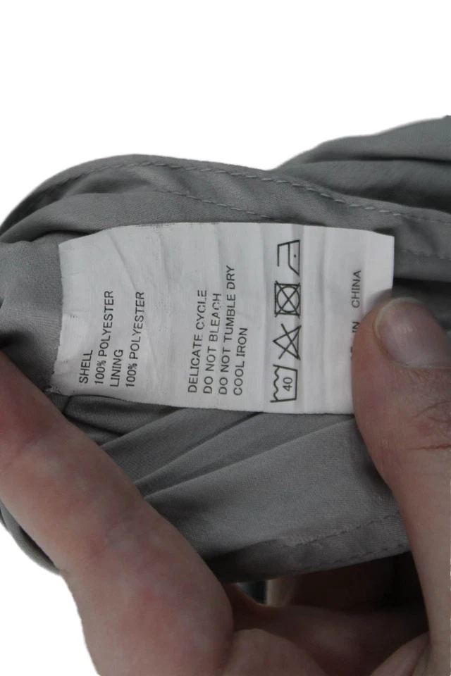 Blusa asimétrica gris sin mangas KaufmanFranco para mujer talla XS Foto 4 de 4