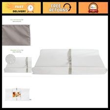 Waterproof Baby Changing Pad with Secure Grip, 14.75 x 31 Inches, White