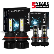 For Mitsubishi Galant 2007-2012 - 6000k Led Headlight Highlow Fog Bulbs Combo