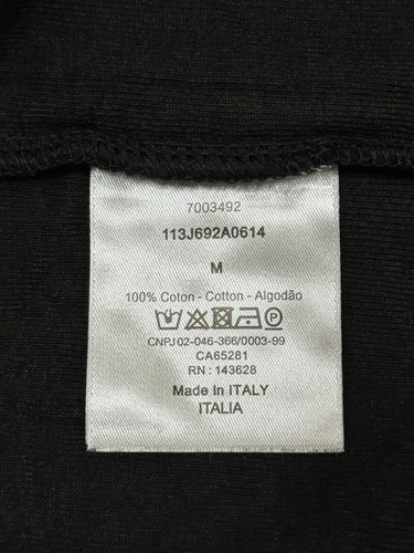 Dior Oblique Monogram Relaxed-Fit Terry Cotton Jacquard T-Shirt Black Size M - Picture 13 of 15