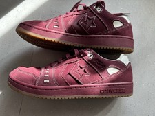 Converse As-1 Pro Ox Burgundy Suede Trainers