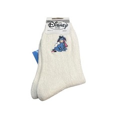 Disney Eeyore Winnie the Pooh Character Socks Cartoon Size 9-11 Rayon/Nylon