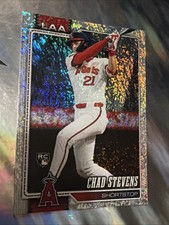 Chad Stevens RC Rookie Card 2026 Topps Series 1 Sand Glitter Foil Angels