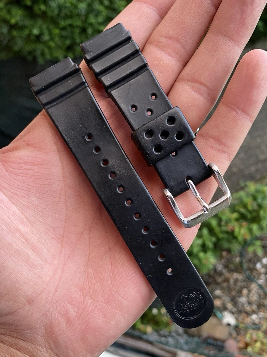 Seiko DAL1BP FAT 22mm Rubber Diver Watch Strap Cinturino ORIGINALE Skx Turle Ecc | Acquisti Online Su - Foto 4