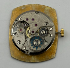 Peseux 7066 Watch Movement Running Accurist Shockmaster Date Parts Repair 23.5mm