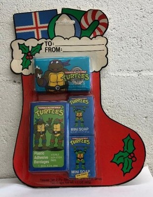 Teenage Mutant Ninja Turtles TMNT Christmas Stocking Stuffer 1990 Soap Bandages
