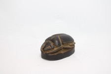 Ancient Egyptian Scarab Beetle Amulet Antique Stone Protection Symbol Statue