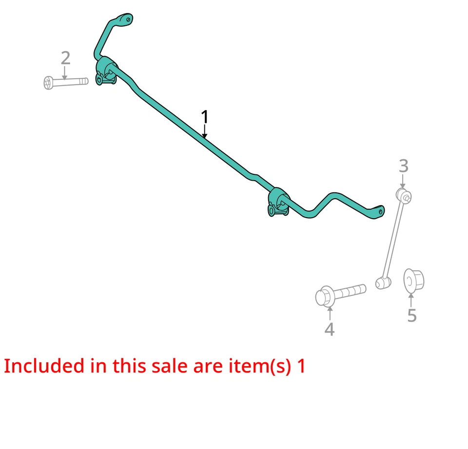 2010 Mercedes-Benz E-Class RWD Rear Stabilizer Bar OEM 83K Miles - LKQ424145708 - Imagem 4 de 4