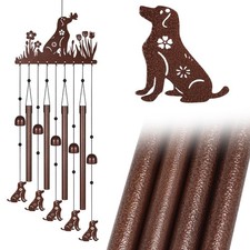 Dog Wind Chimes for Outside,Memorial Wind Chimes Gifts for Women and Grandma,...