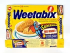Vintage 1978 Weetabix Cereal Box Superman Picture Cards/Cut-out DC Comic Book