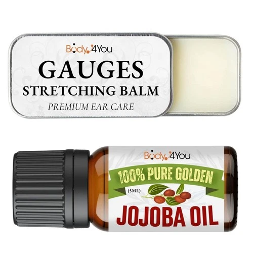 BodyJ4You Piercing Aftercare Kit  Ear Stretching Balm - product listing photo