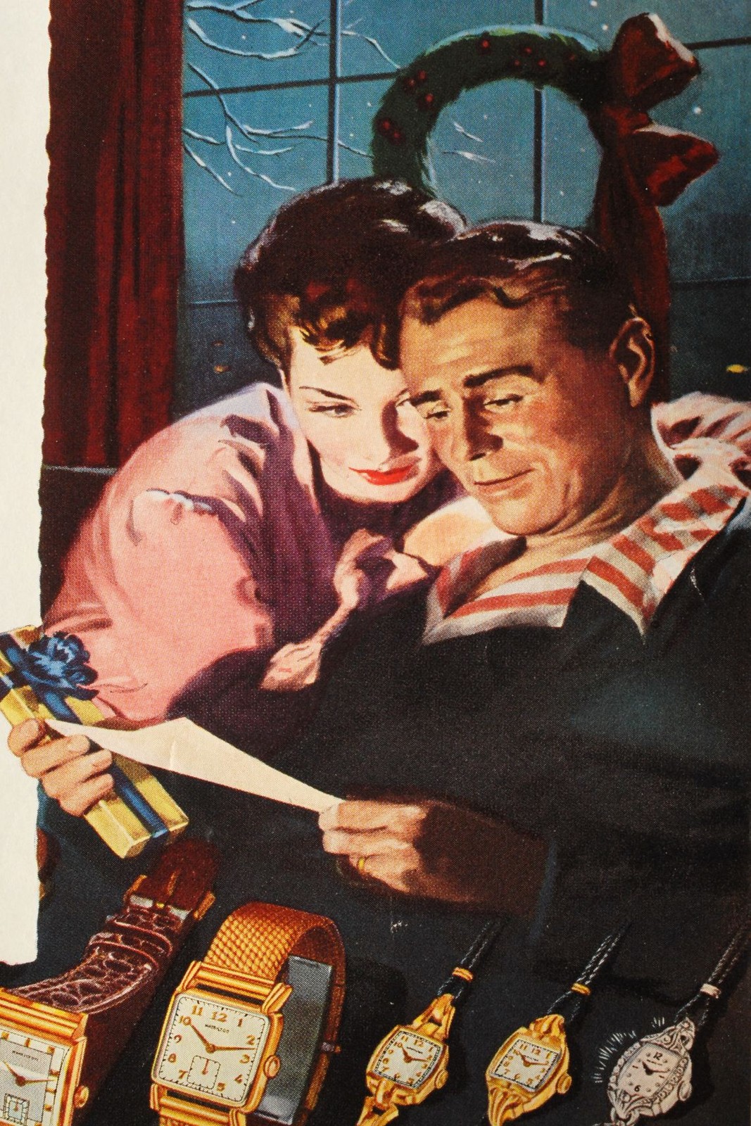 плакатов и печать Vintage Christmas Ad
