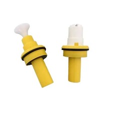 New 2Pcs Round and Flat Nozzle Electrostatic Powder Coating Spray Gun