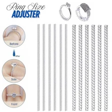 Ring Size Adjuster Invisible Clear Ring Sizer Guards Jewelry Fit Reducer