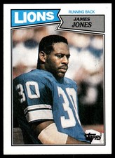James Jones 1987 Topps #319 Detroit Lions 32785 Football Card