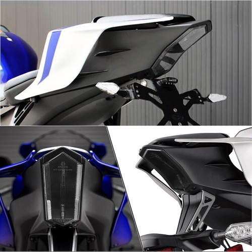 LED Integrated Tail Brake DRL Turn Signal Light For YAMAHA YZF R1 R7 R6 2015-24 - Picture 11 of 12