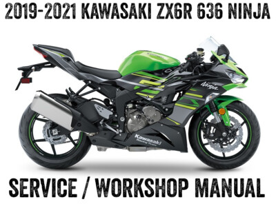 2019-2023 Kawasaki ZX6R ZX-6R ZX600 Repair Workshop Service Manual