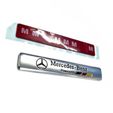 1X Für Mercedes-Benz Auto Zubehör Kotflügel Abzeichen Aufkleber Logo Embleme