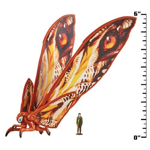 Godzilla x Kong The New Empire 6-Inch Mothra Action Figure Toy Includes Mini Jia - Picture 3 of 7