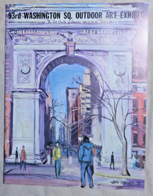 Spring 1978 Washington Square NYC Outdoor Art Exhibit 40pp Program