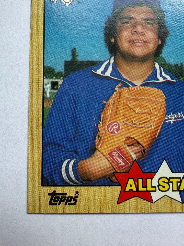 1987 Topps - All-Star Fernando Valenzuela #604 Rare Error Card - NM -free ship - Image 2 of 4