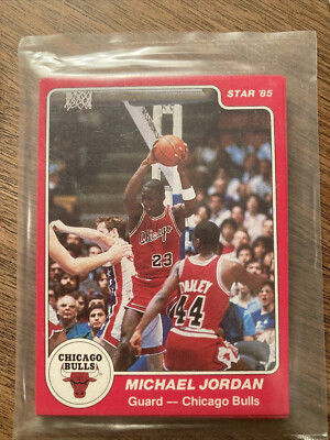 1984-85 Star MICHAEL JORDAN True Rookie Chicago Bulls Sealed 1984-85 Star MICHAEL JORDAN True Rookie Chicago Bulls Sealed