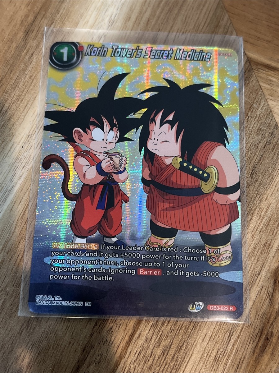 Dragon Ball Z TCG Korin Towers Secret Medicine DB3-022 Foil Card