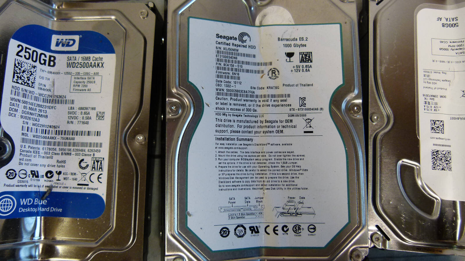 21 LBS Assorted Hard Drives for Parts/Gold Scrap Precious Metal (#1) | eBay