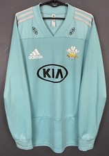 ADIDAS MEN'S SURREY 2018/2019 CRICKET SHIRT JERSEY TRIKOT MAILLOT SIZE L LARGE
