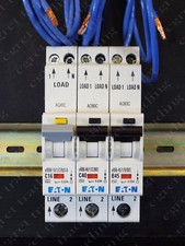 Eaton eRB6 EAD 30mA Memshield 3 Compact RCBO Circuit Breaker 6K  - TESTED