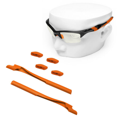 Orange Kit Ersatz Ohrsocken & Nasenstück für Oakley halbe Jacke 2.0/2.0 XL - Bild 1 von 3