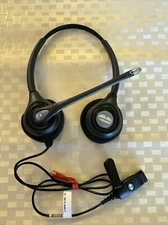 Plantronics SupraPlus HW261N Black Wired Over-The-Head Wideband Binaural Headset