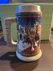 1998 Budweiser Holiday Christmas Stein Beer Mug “Grant's Farm Holiday" — photo 3