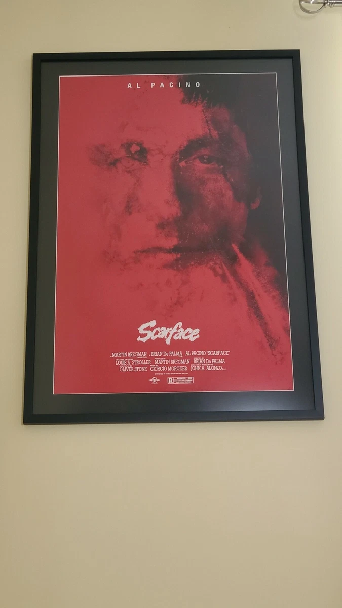 Al Pacino Scarface Poster Framed