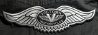 Victory Motorcycles Rocker blackout Embroidered Patch 3.5x11.5"
