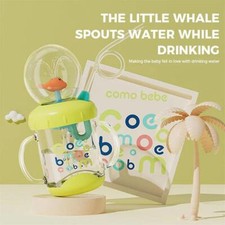 220ml Fountain Tumbler, Drinking Cup with Whale Squirt, Water Bottle Topper 