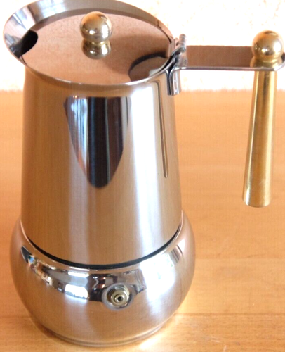 Cafetière Expresso Italienne Kitty Oro Design GB Guido Bergna 6 Tasses