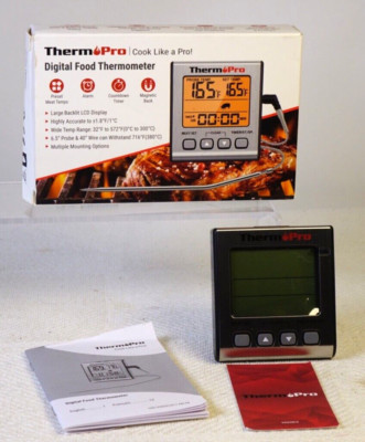 ThermoPro TP16S Cooking Digital Food Thermometer Magnetic Back