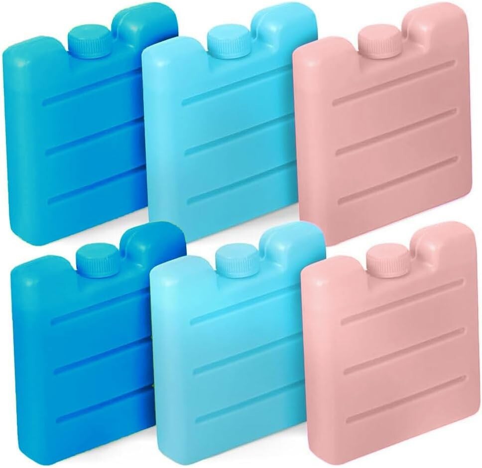 Mini Freezer Ice Blocks Reusable Picnic Travel Kids School Lunch Box FREE  POST