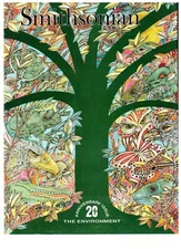 Smithsonian 20th Anniversary Issue Cover Vintage April 1990 Print Ad