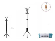 Attaccapanni Appendiabiti  Piantana Da Terra Stand Nero Appendi Abiti Ingresso